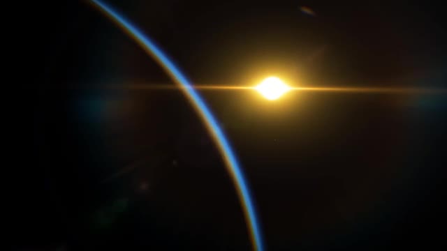A gas-giant limb beside the Sun