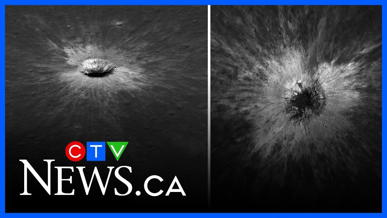 Before-and-after Lunar Reconnaissance Orbiter views of the new McGetchin crater