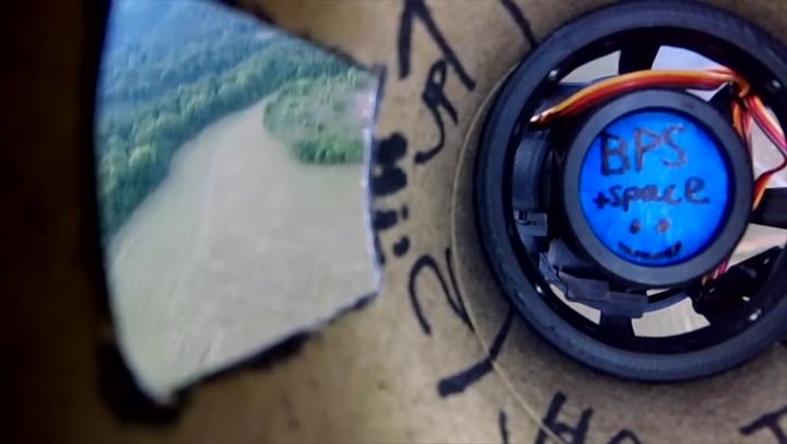 Small flight computer wired into a model rocket