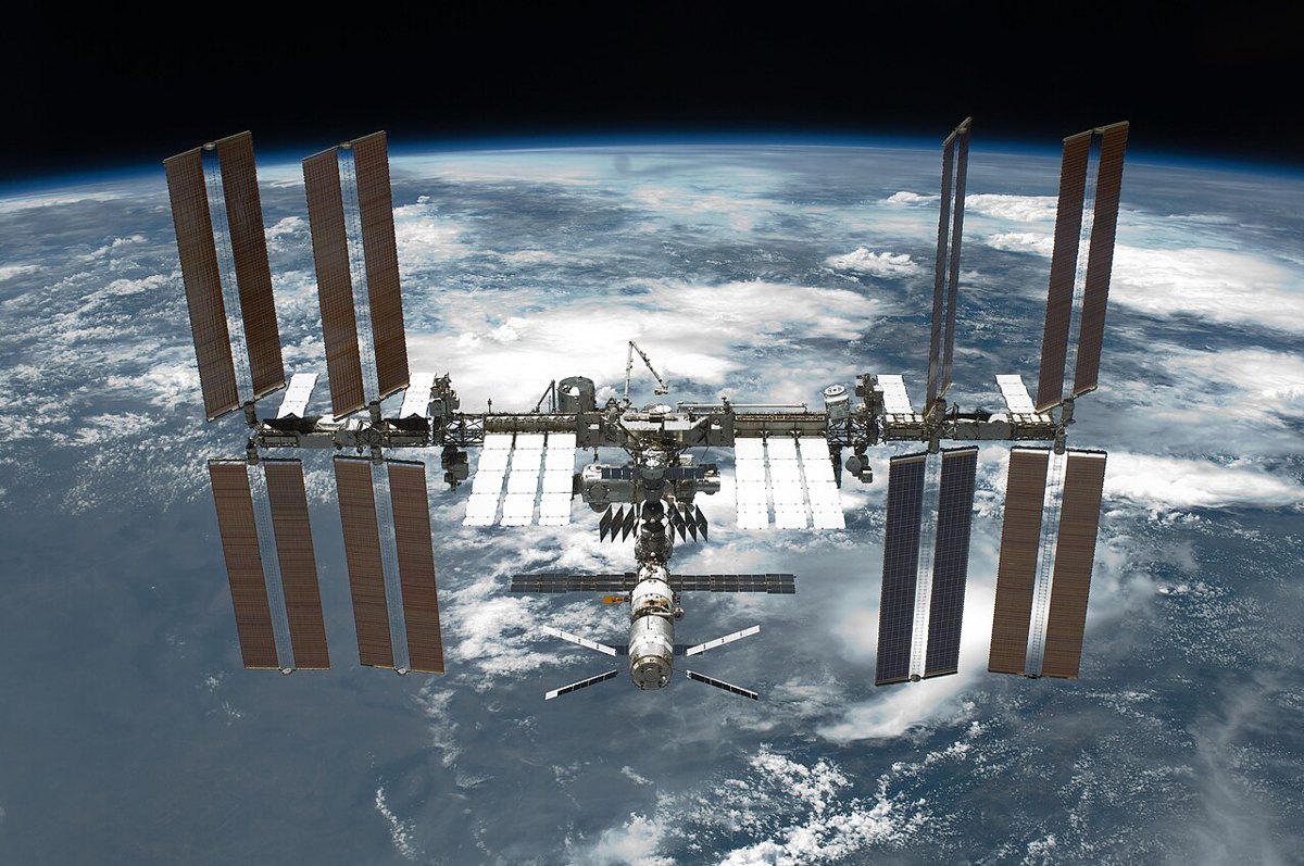 The International Space Station in orbit