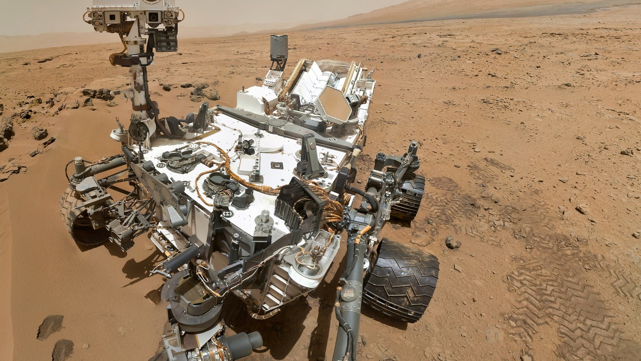 Self-portrait of NASA's Curiosity rover on Mars